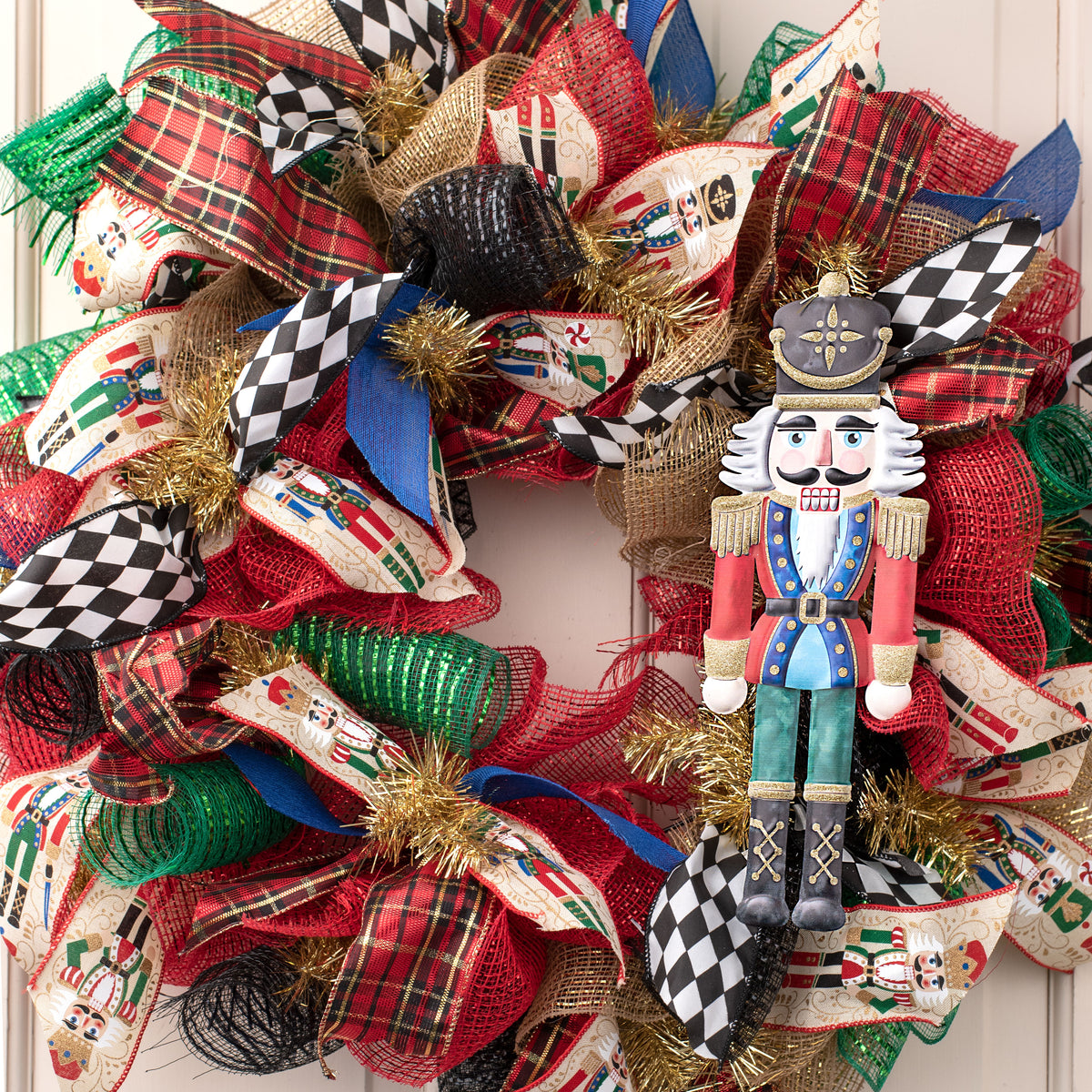 12" Metal Embossed Hanger: Nutcracker Lifestyle Photo