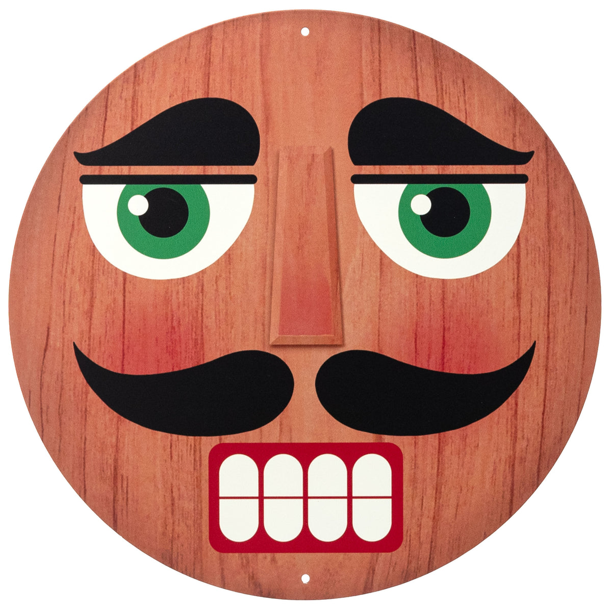 12" Metal Face Sign: Brown Nutcracker Item Number: MD149102