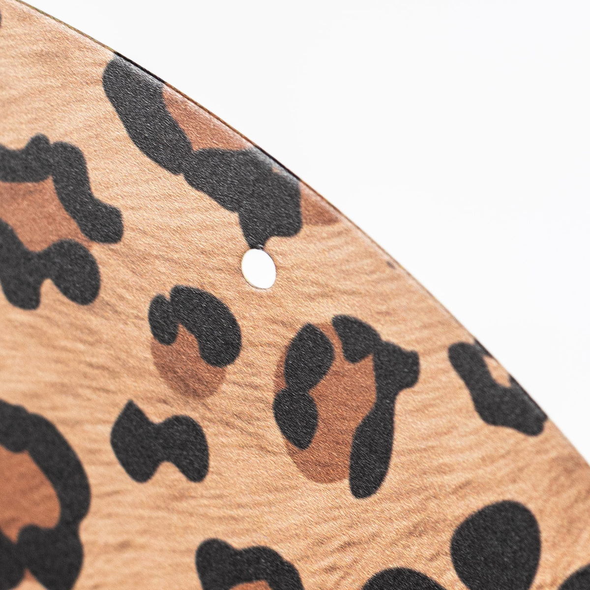 12" Metal Sign: Leopard Paw Print Welcome detail photo 3