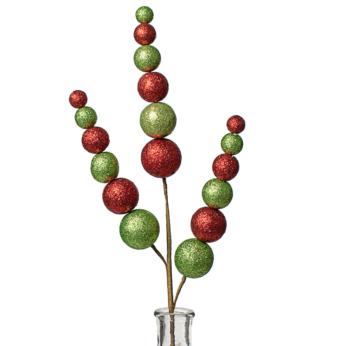 24" Metallic Ball Spray: Red & Lime Green Item Number: XS5738J7