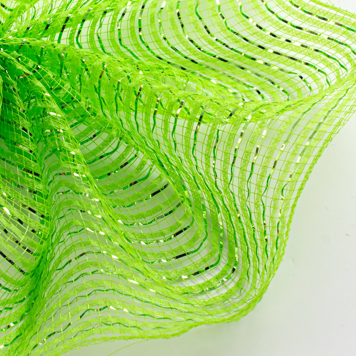 10" Metallic Breeze Mesh: Lime Green Lifestyle Photo