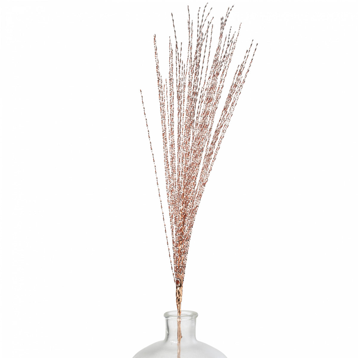 32" Metallic Twisted Grass Spray: Rose Gold Item Number: XS120156