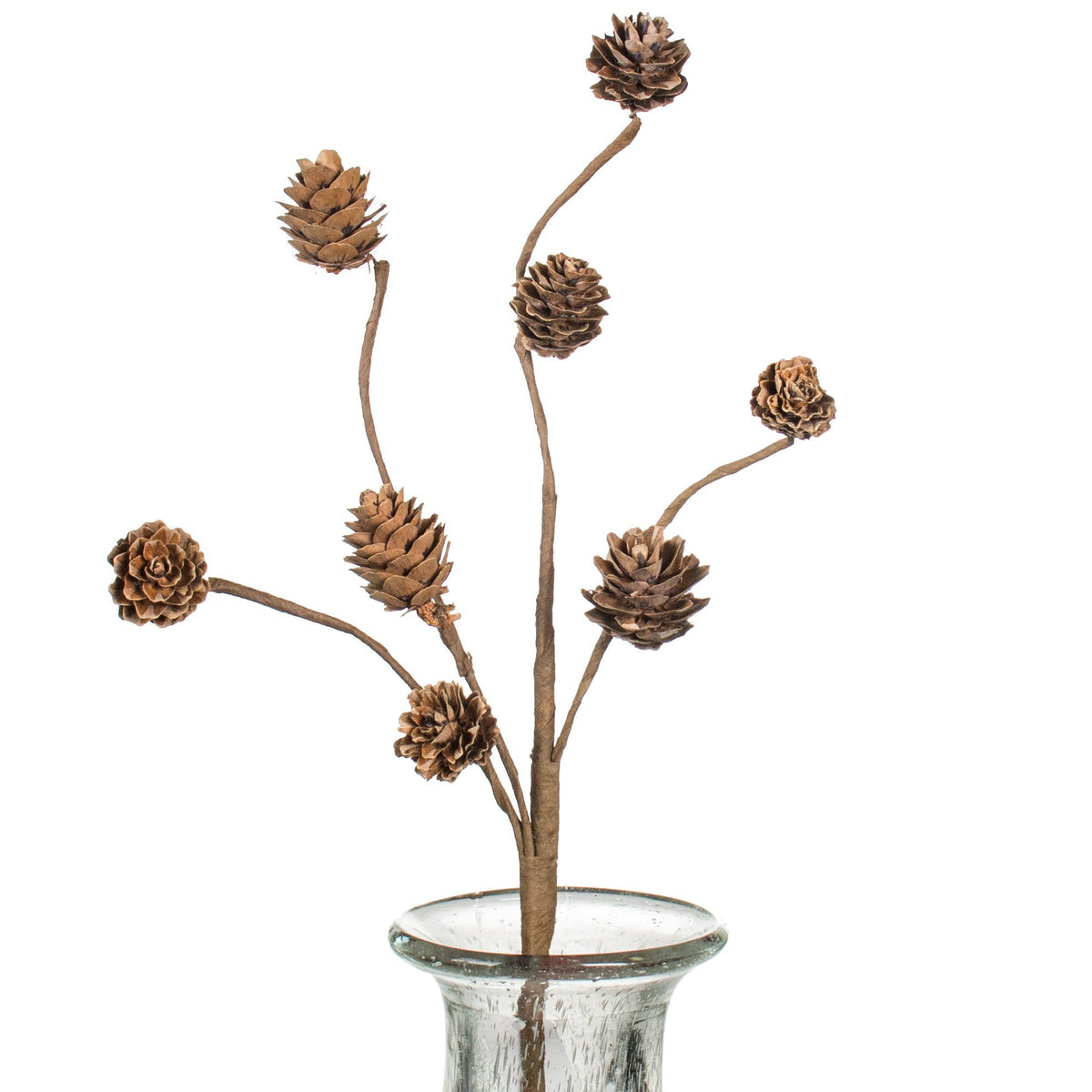 14" Mini Pinecone Floral Pick Item Number: XD3205