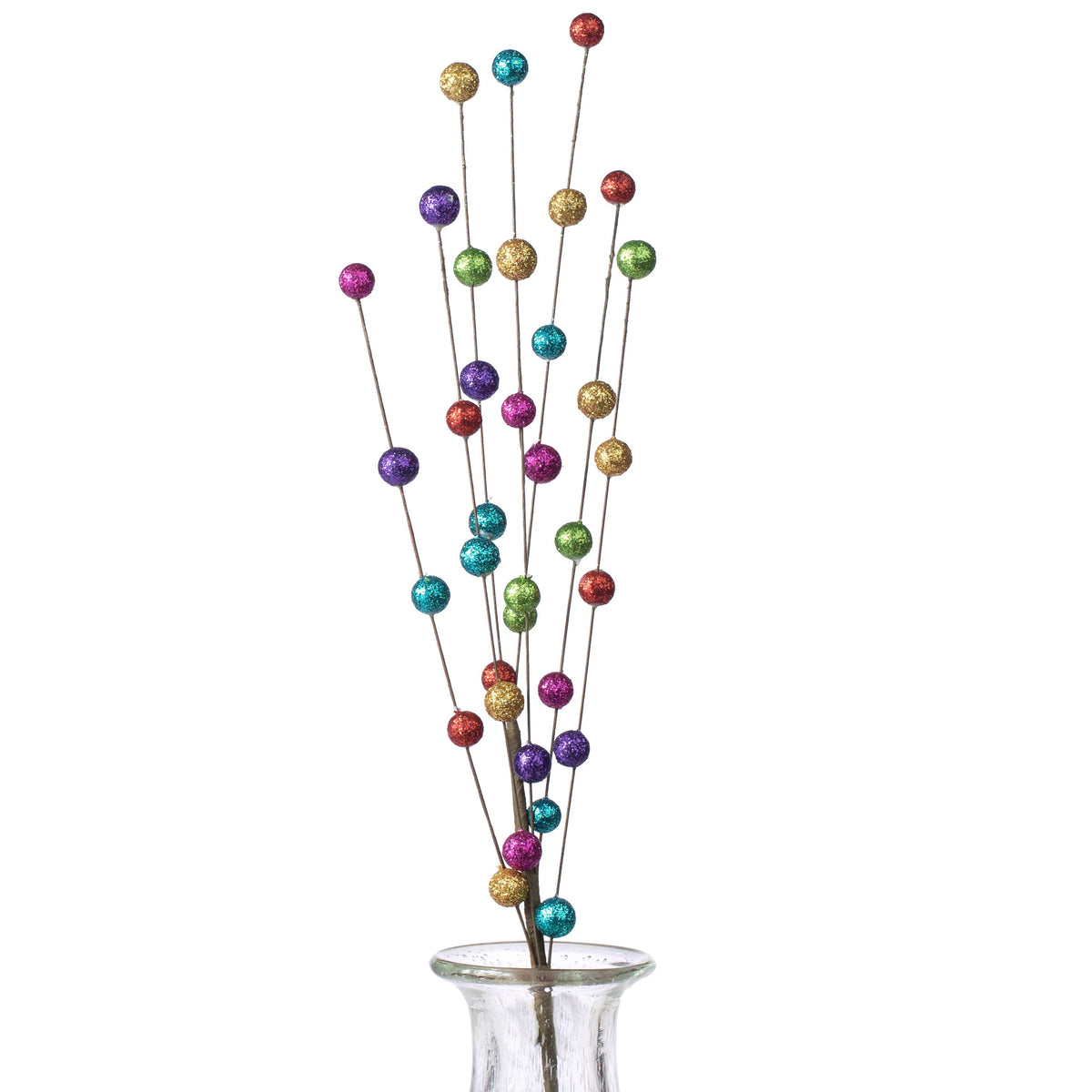 12mm Glitter Ball Spray: Rainbow (27") Item Number: XS5726MF