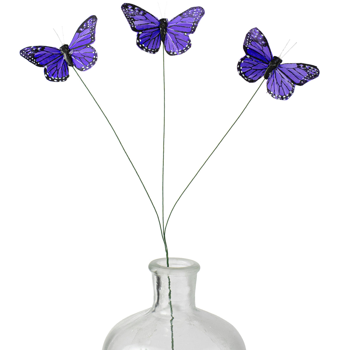 24" Monarch Butterfly Spray: Purple Item Number: PRBF6003LV