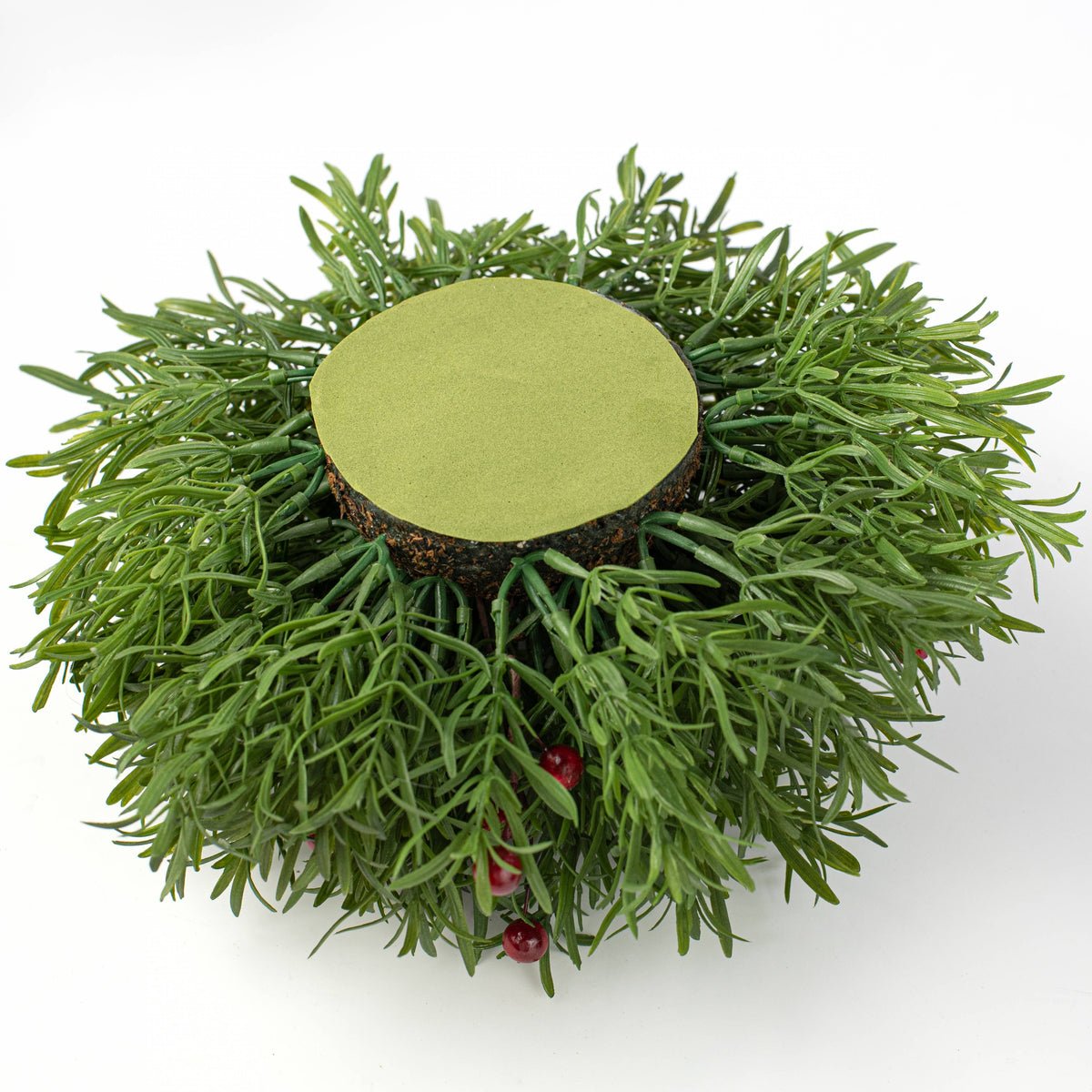 12" Mondo Grass & Berries Half Ball Sphere detail photo 3