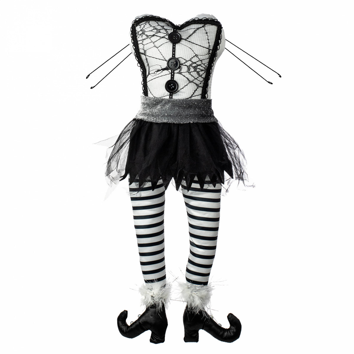 22" Mrs. Frankenstein Body: Black & White Item Number: HH7607
