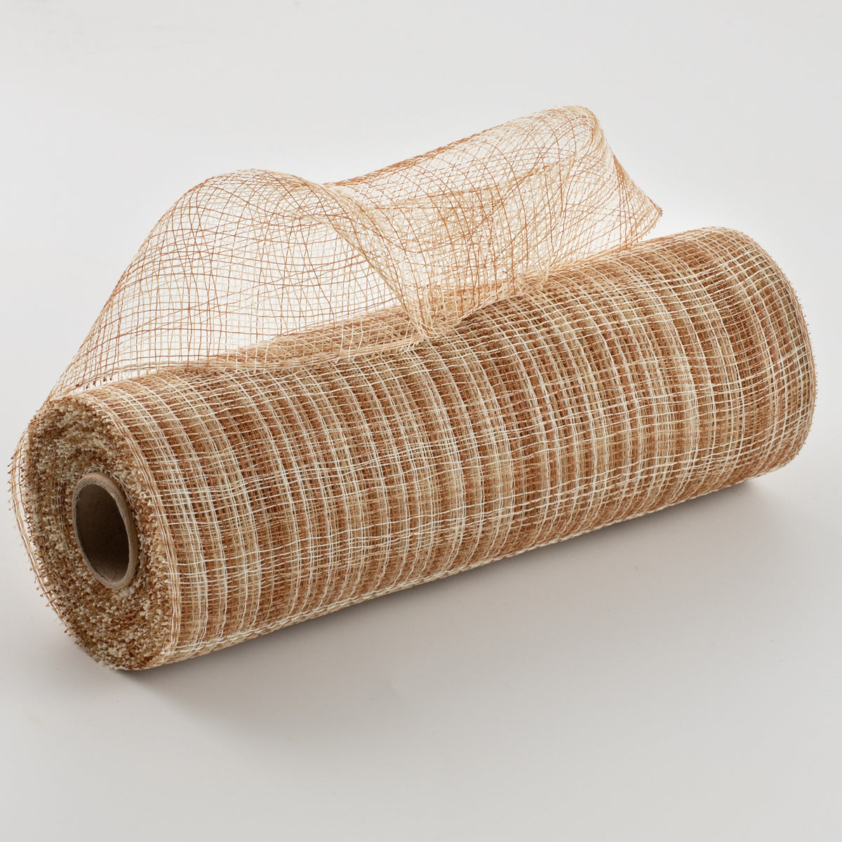 10" Multi Stripe Mesh: Ivory, Brown, Natural Item Number: RE1382NR