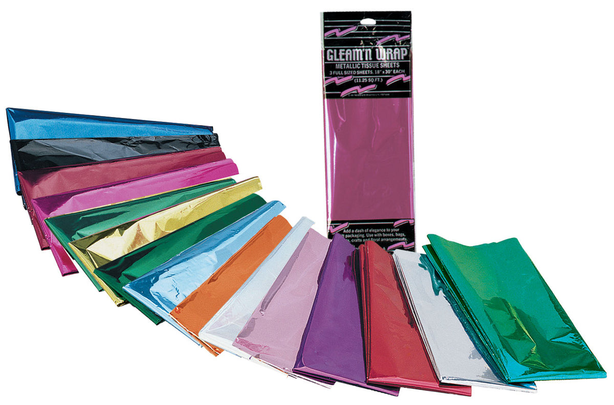 Mylar Tissue Sheets: Hot Pink (Pack of 3) detail photo 4