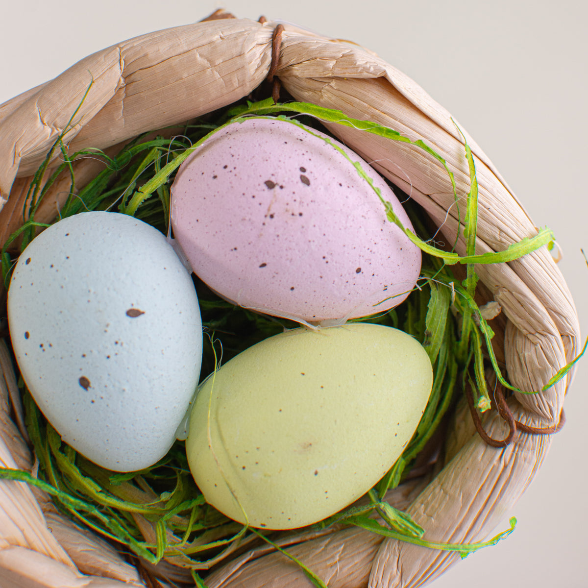 4" Nest with Pastel Easter Eggs detail photo 3