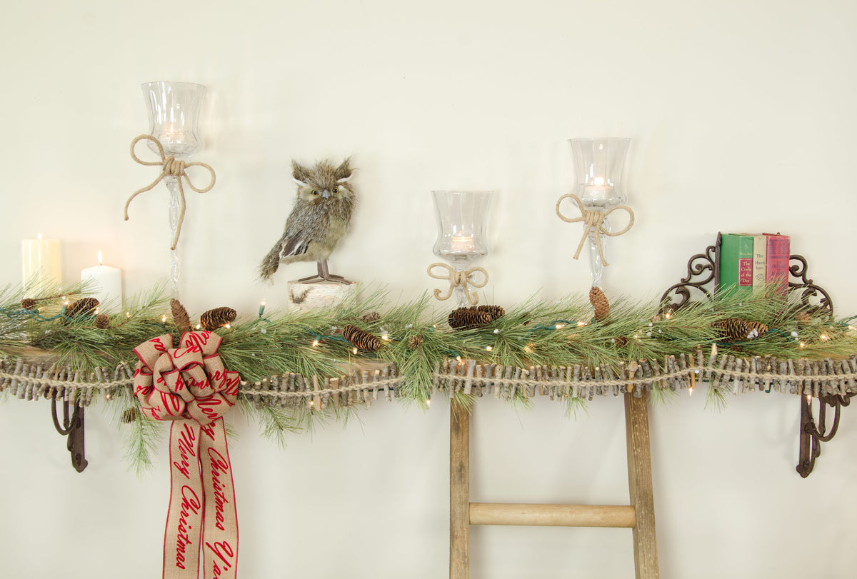 6' Northwoods Pine Garland detail photo 3