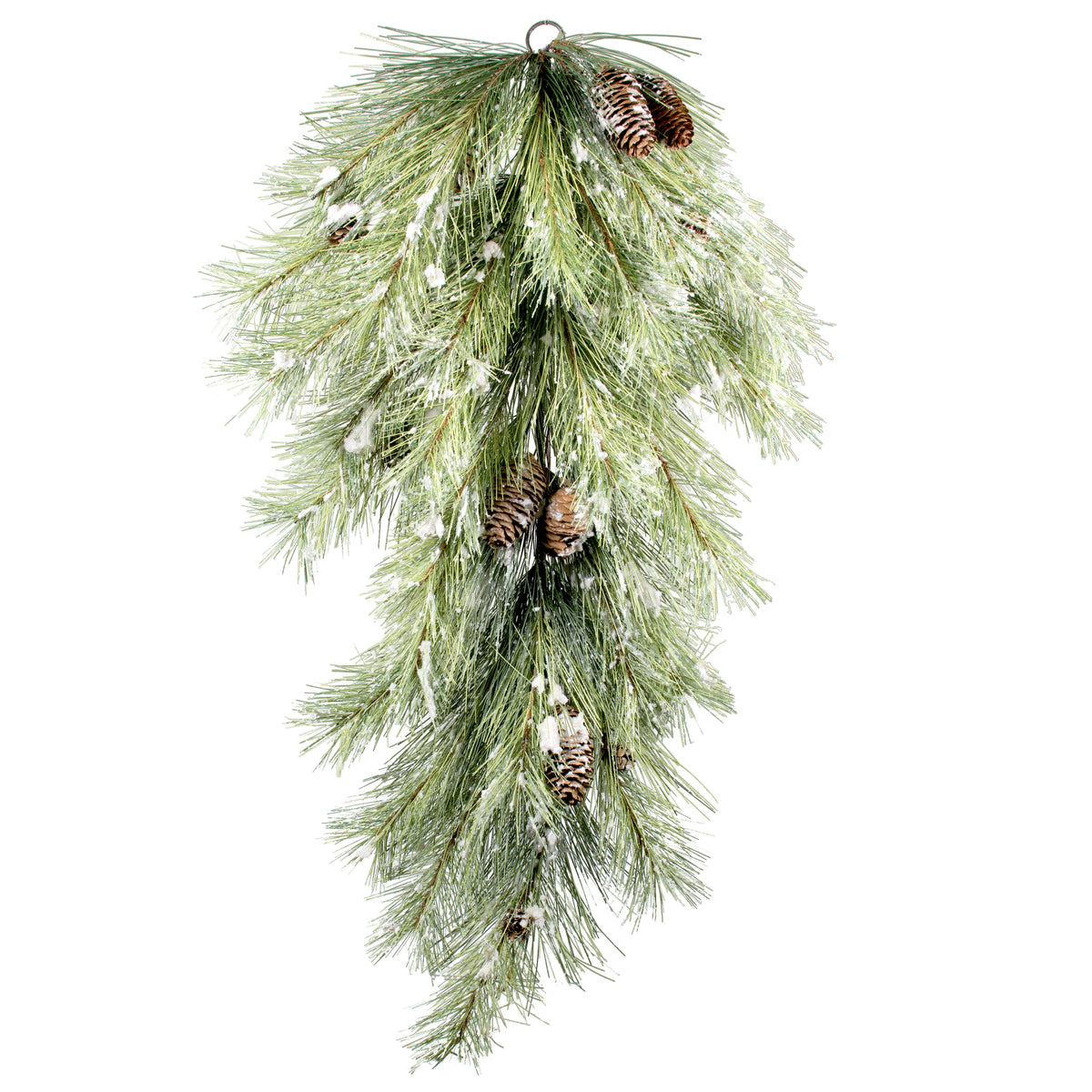 30" Northwoods Pine Teardrop: Flocked Green Item Number: XX1700