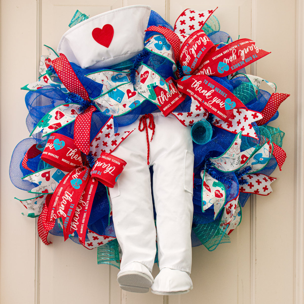 Nurse Wreath Decorating Kit (2 Pieces) Lifestyle Photo