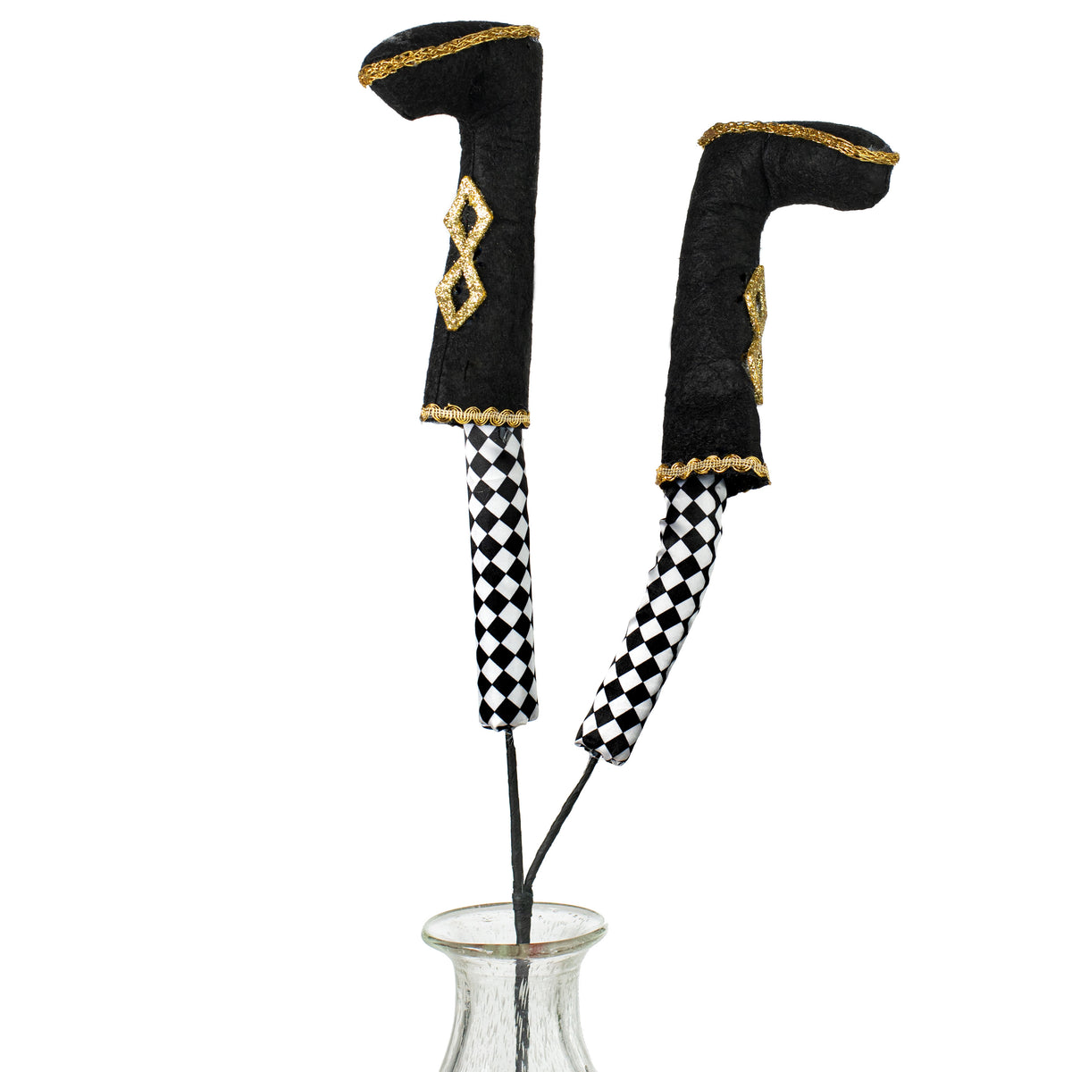 27" Nutcracker Leg Pair Spray Item Number: 84204BKWTGD