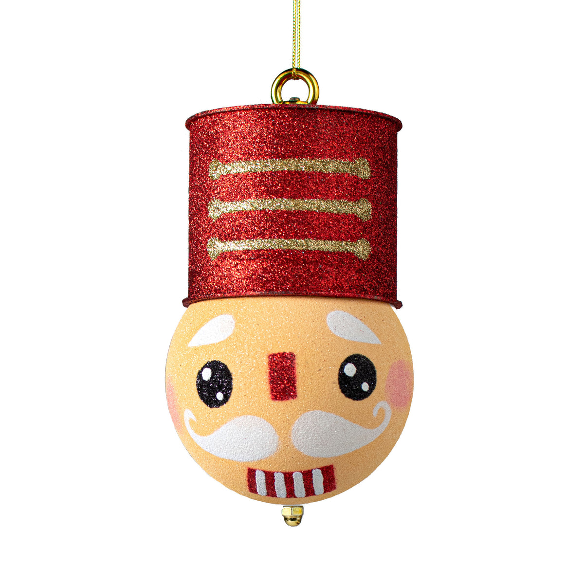 8.5" Nutcracker Ornament: Red & Gold Item Number: 105322