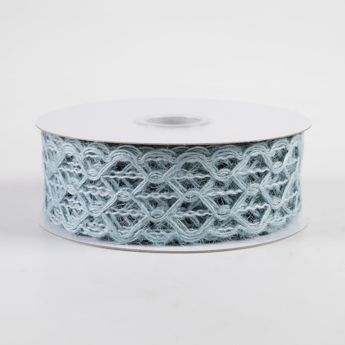 1.5" Open Weave Ribbon: Light Blue (10 Yards)