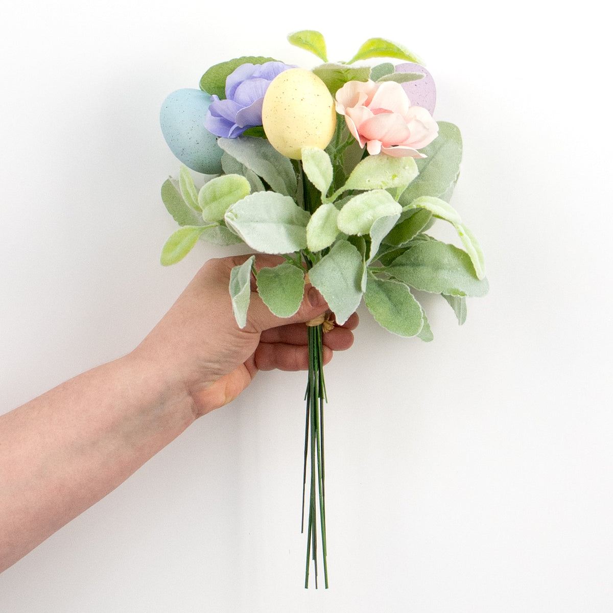 13" Pastel Eggs & Flowers Easter Bundle Pick detail photo 3