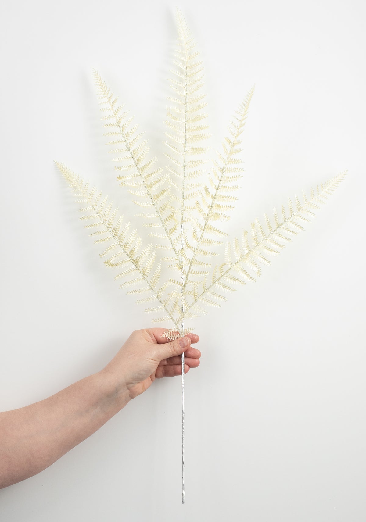 28" Pearl Fern Spray: Yellow detail photo 3