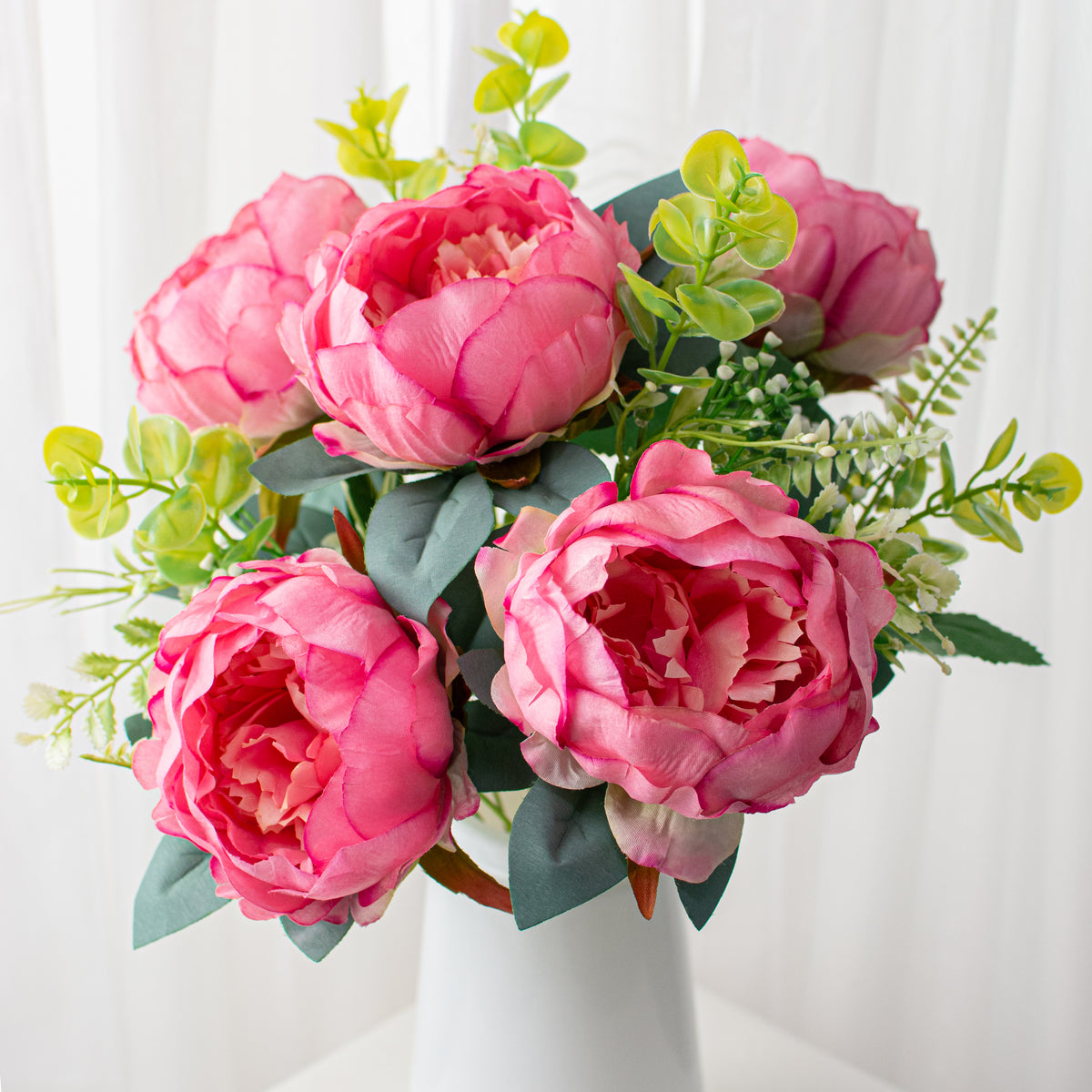19" Peony Eucalyptus Bush: Pink Item Number: FB194522