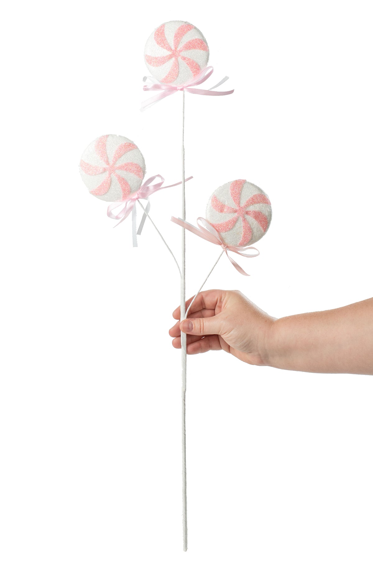 27" Peppermint Spray: Pink Lifestyle Photo