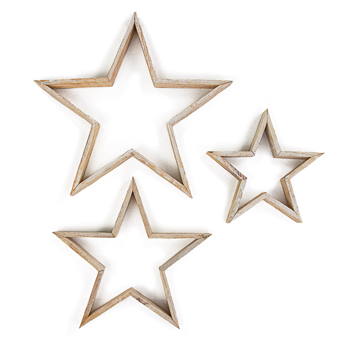 Pine Nesting Hollow Stars Decoration (3) Item Number: XA0206