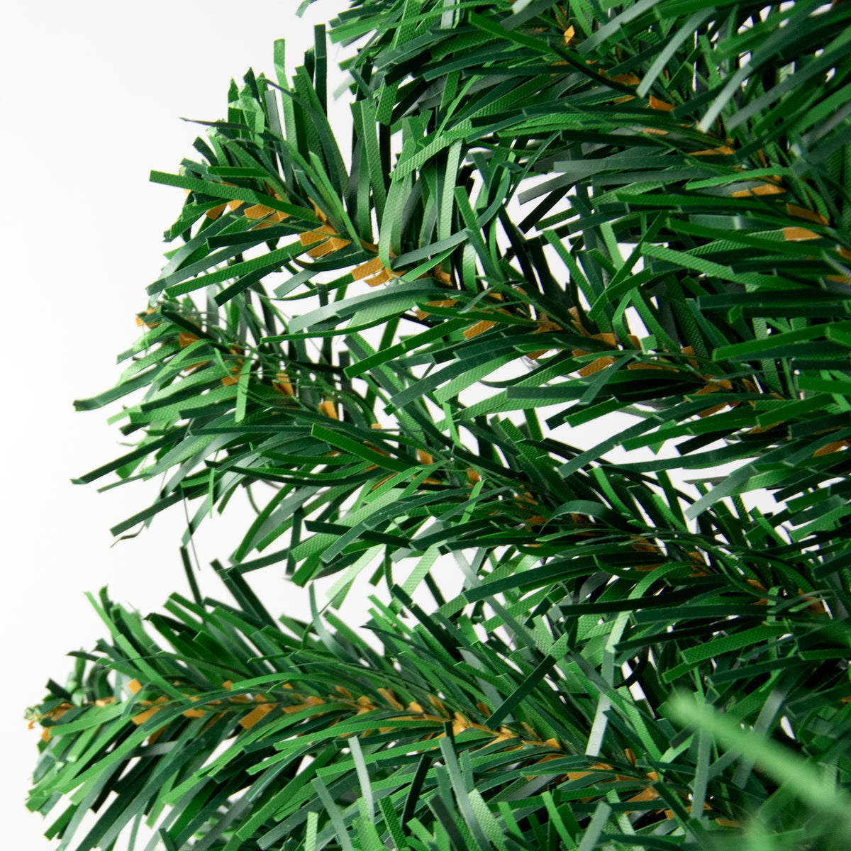 30" Pine PVC Wreath: Two-Tone Green (280 Tips) detail photo 3