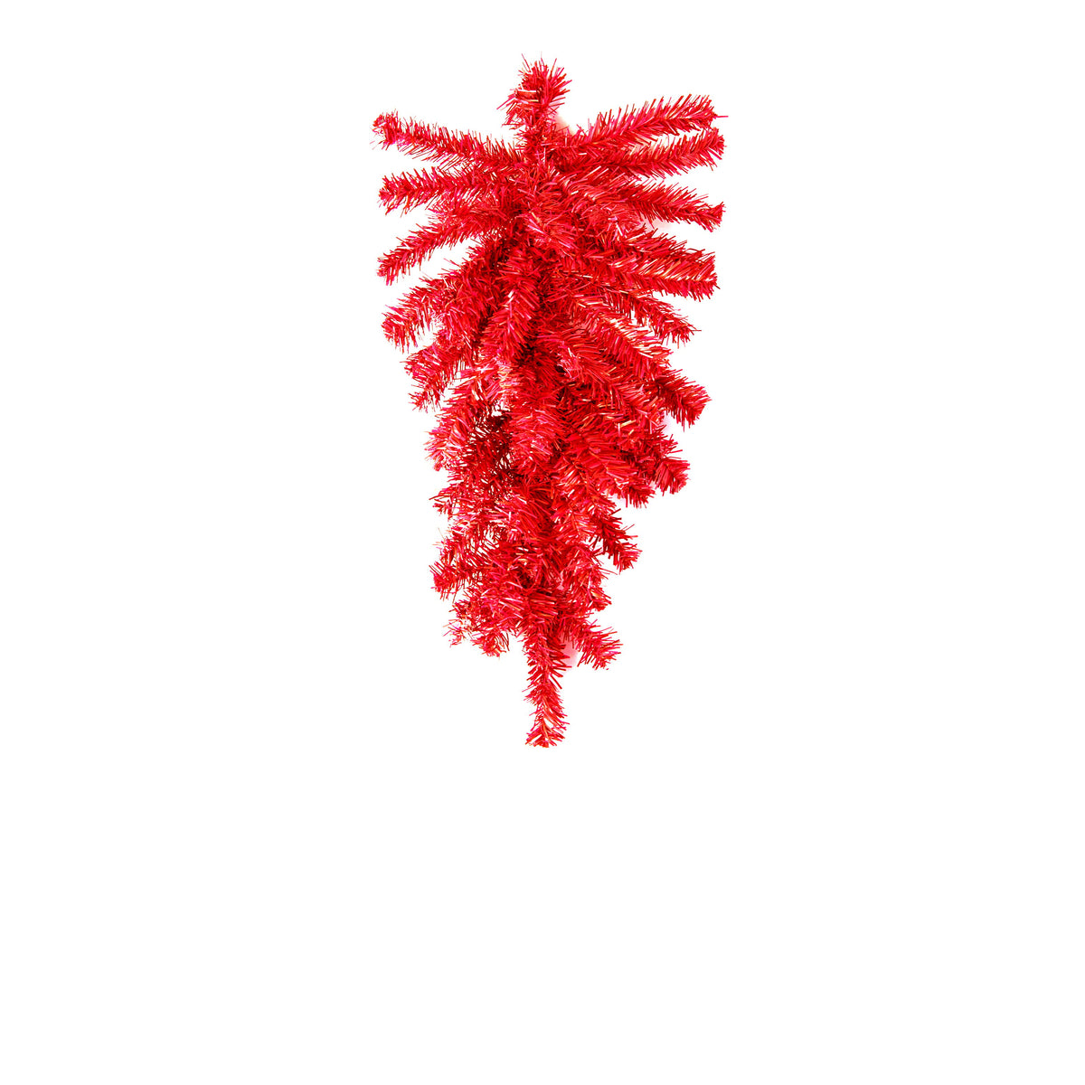 24" Pine Teardrop Swag: Red (55 Tips) Item Number: XX930524