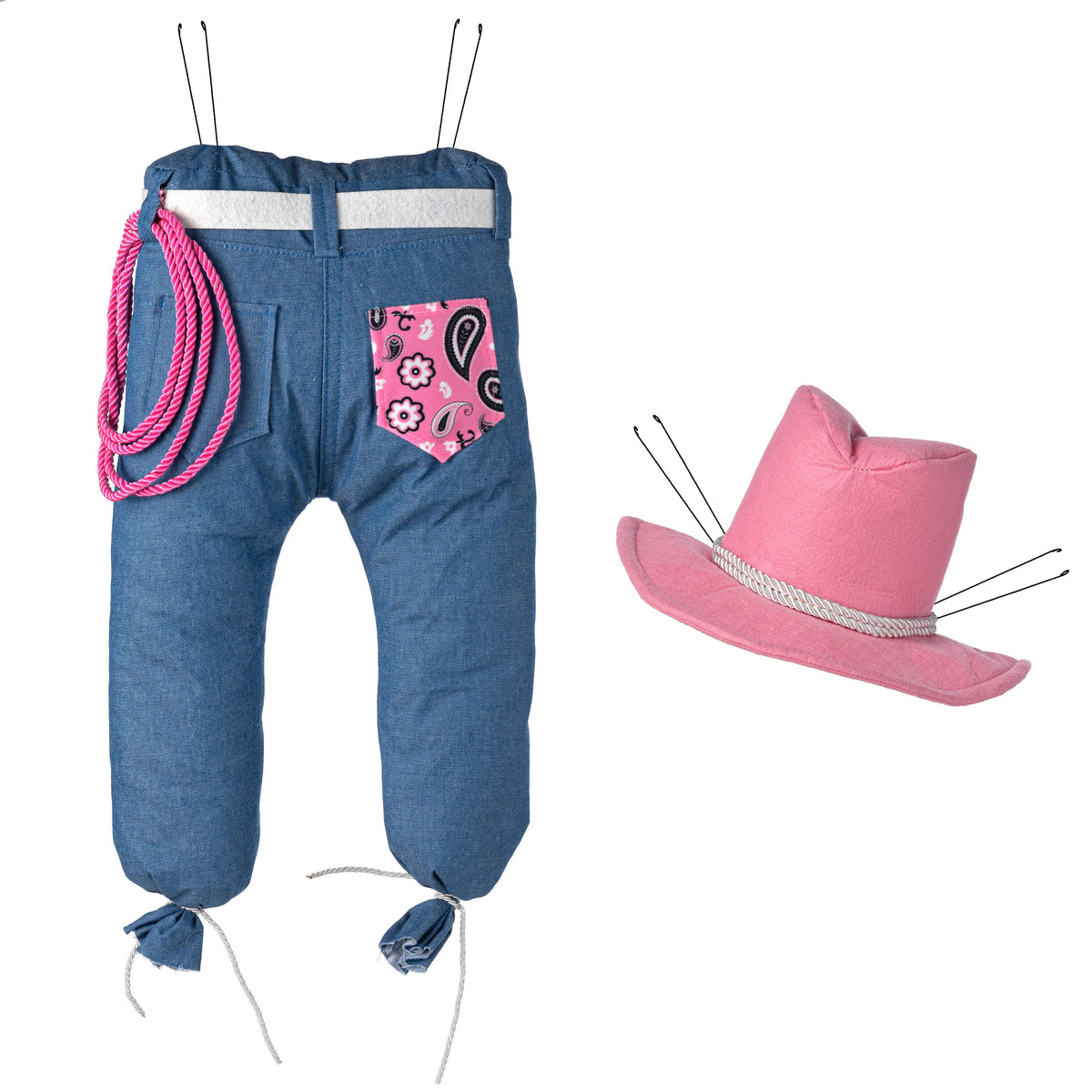 Pink Cowgirl Wreath Decorating Kit (2 Pieces) Item Number: MD172874