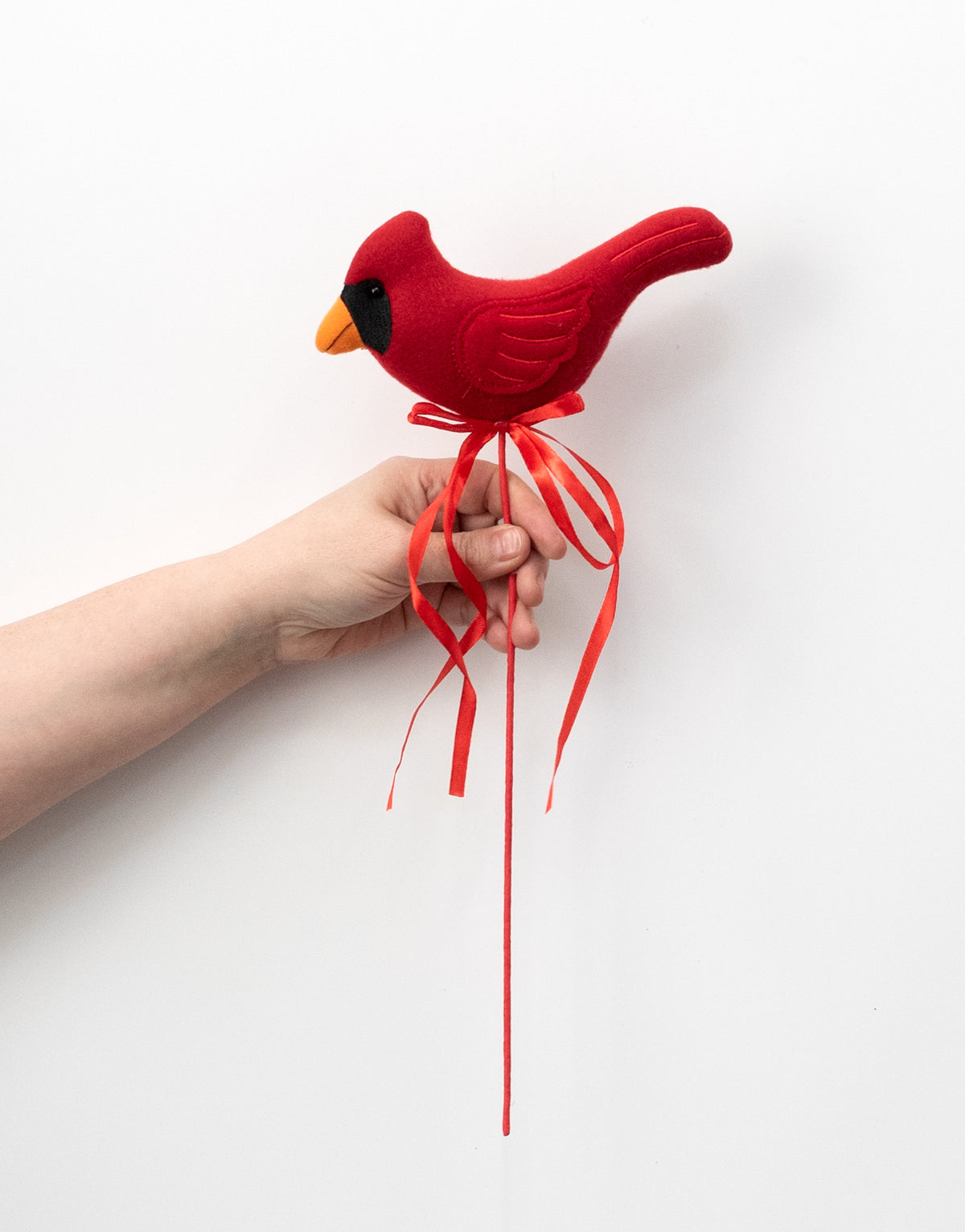 15" Plush Cardinal Pick detail photo 3