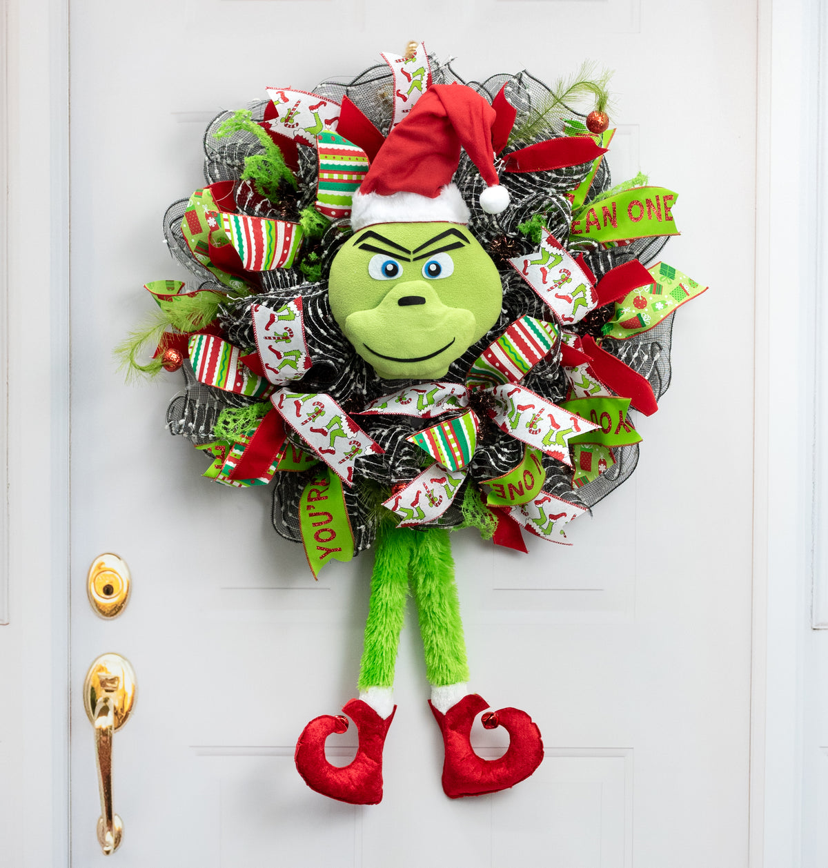 13" Plush Green Monster Head Lifestyle Photo