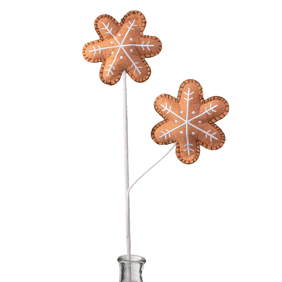24" Plush Snowflake Cookies Spray Item Number: 84715BN