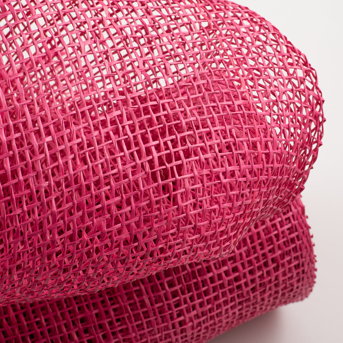 10" Poly Burlap Mesh: Fuchsia Pink Lifestyle Photo