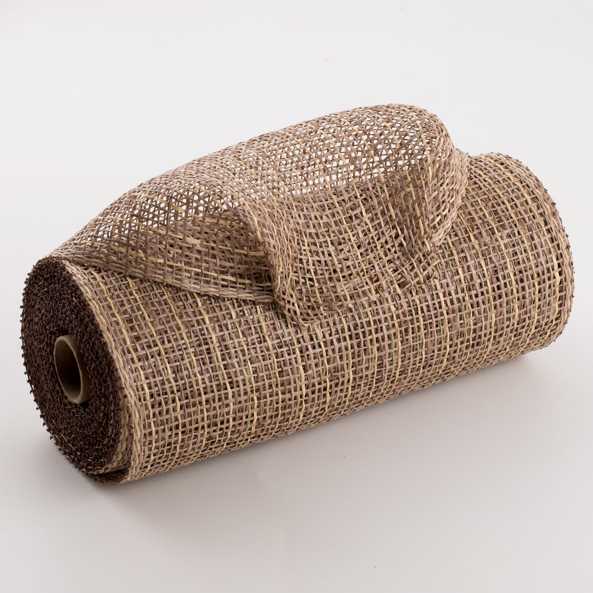 10" Poly Burlap Mesh: Moss, Beige & Brown Thin Stripe Item Number: RP810158