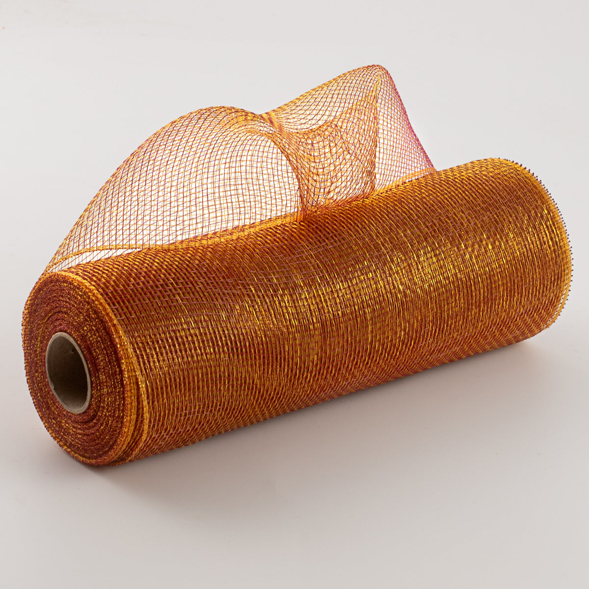 10" Poly Deco Mesh: 2-Tone Burgundy/Gold Item Number: RE130038
