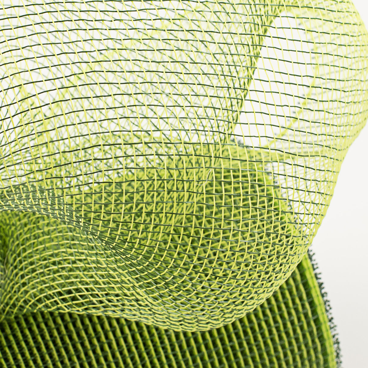 10" Poly Deco Mesh: 2-Tone Moss Green/Apple Lifestyle Photo