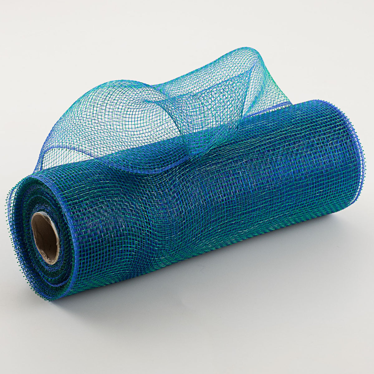 10" Poly Deco Mesh: 2-Tone Peacock Blue Item Number: RE1300MX