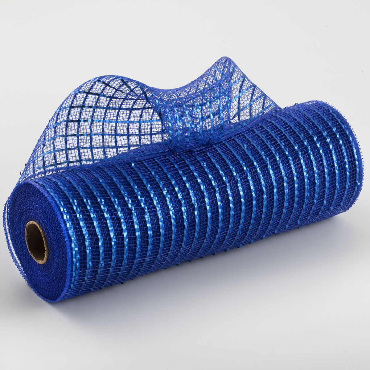 10" Poly Deco Mesh: Matte Royal Blue Wide Foil Item Number: RY850025
