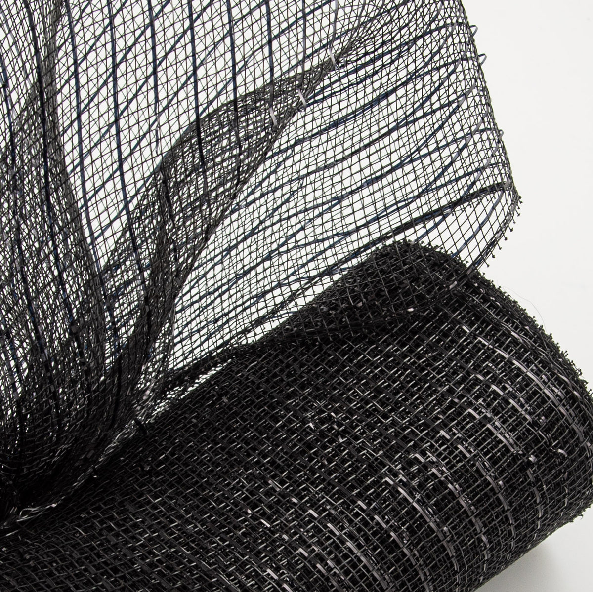 10" Poly Deco Mesh: Metallic Black Lifestyle Photo