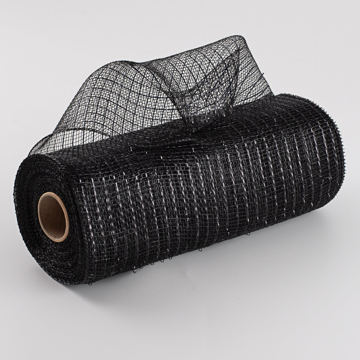 10" Poly Deco Mesh: Metallic Black Item Number: RE130102