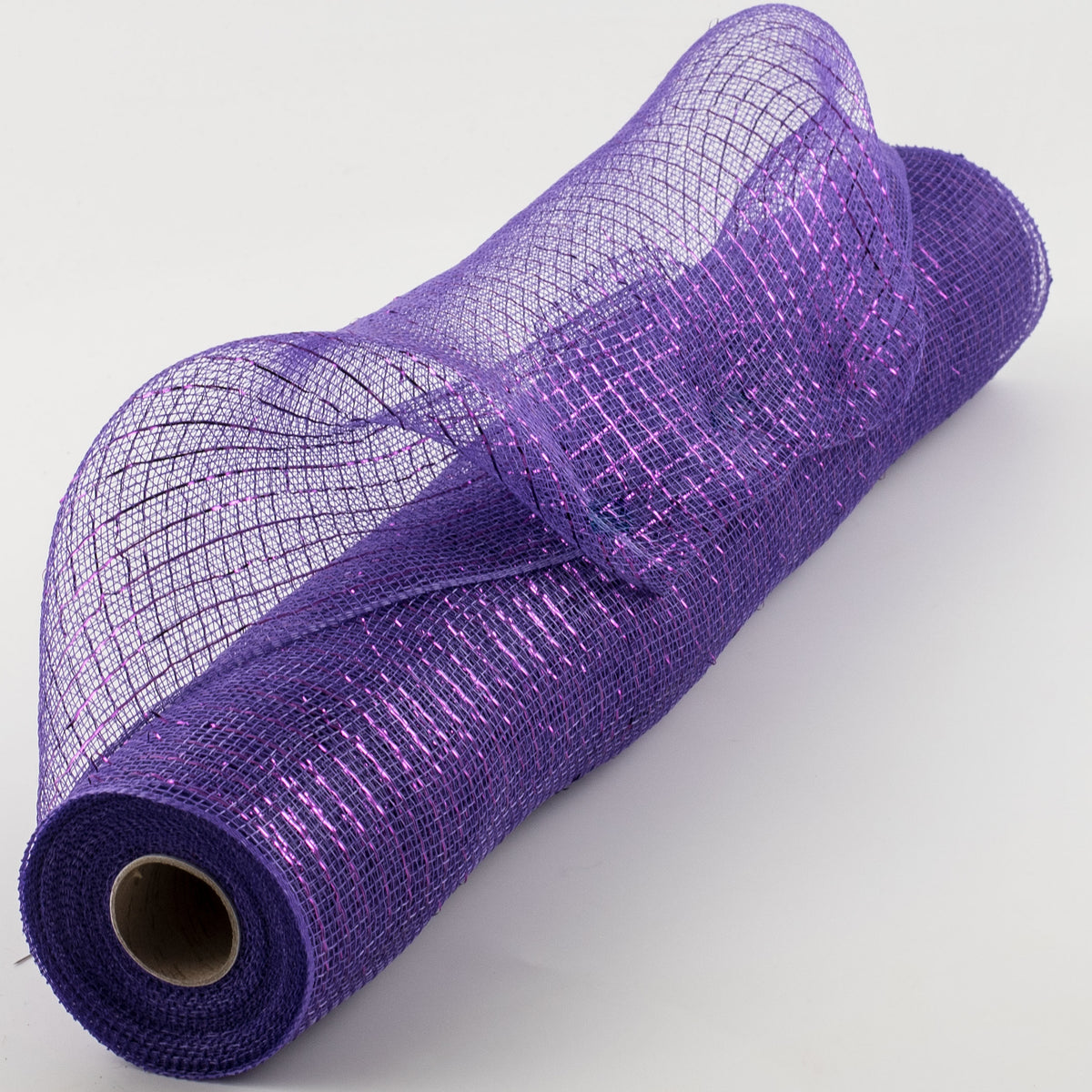 21" Poly Deco Mesh: Metallic Purple Item Number: RE100123
