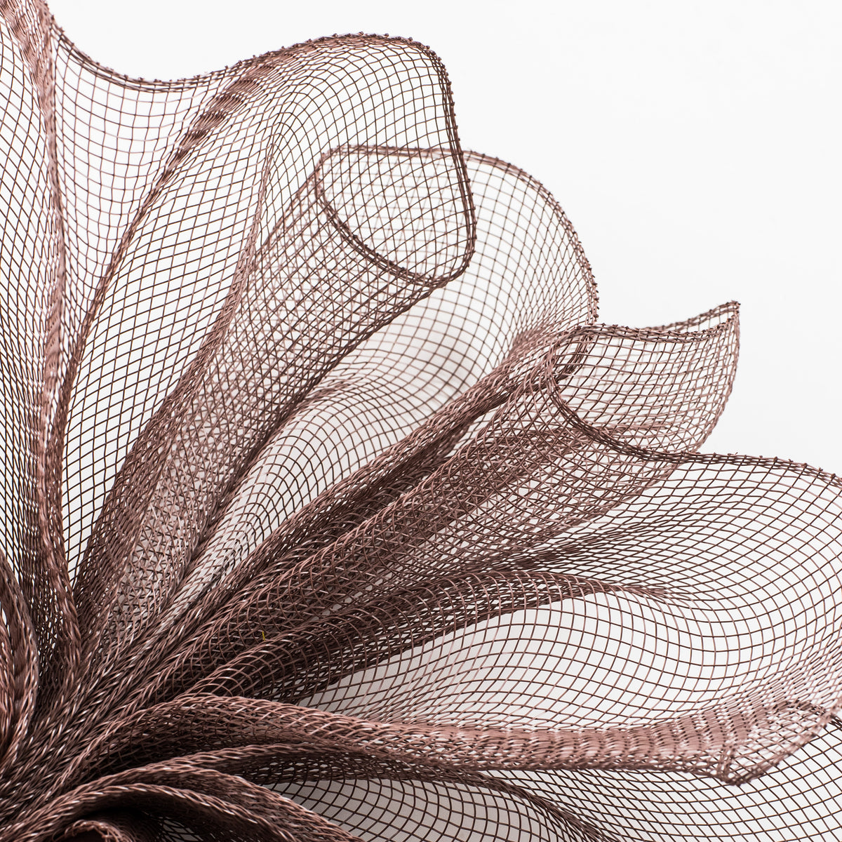 10" Poly Deco Mesh: Milk Chocolate Lifestyle Photo