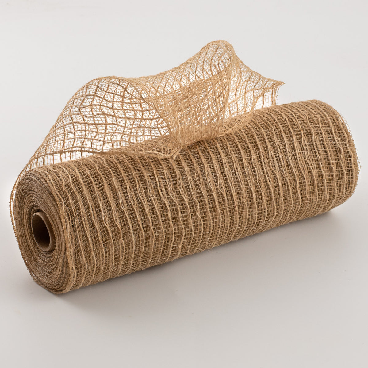 10" Poly Jute Burlap Mesh Roll: Natural Item Number: XB93210-15