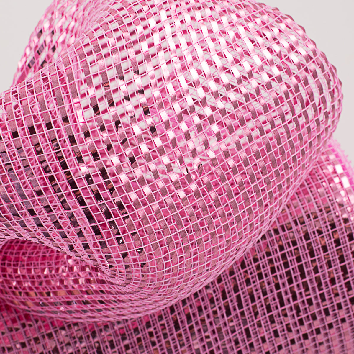 10" Poly Mesh Roll: Deluxe Wide Foil Pink Lifestyle Photo