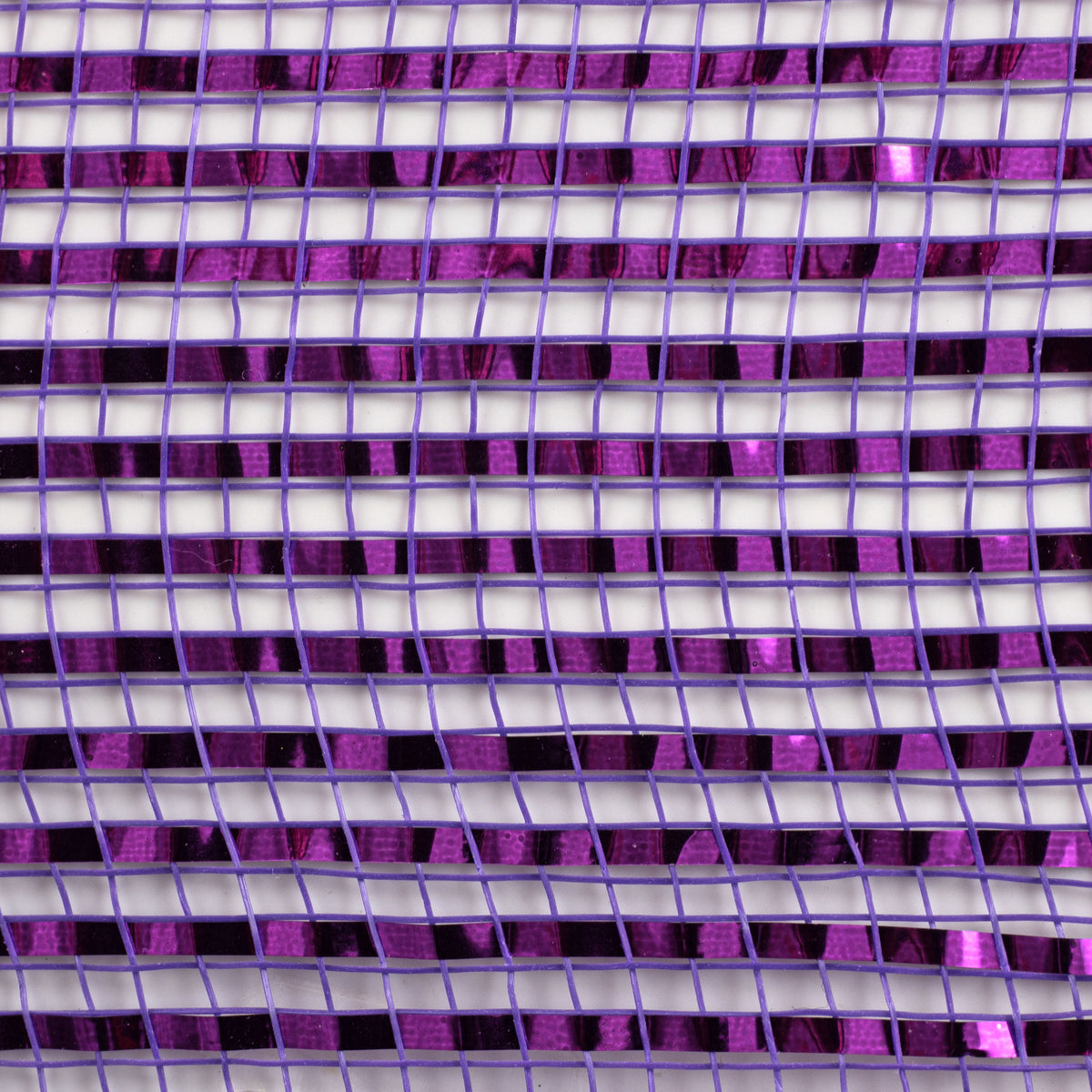 10" Poly Mesh Roll: Deluxe Wide Foil Purple detail photo 3