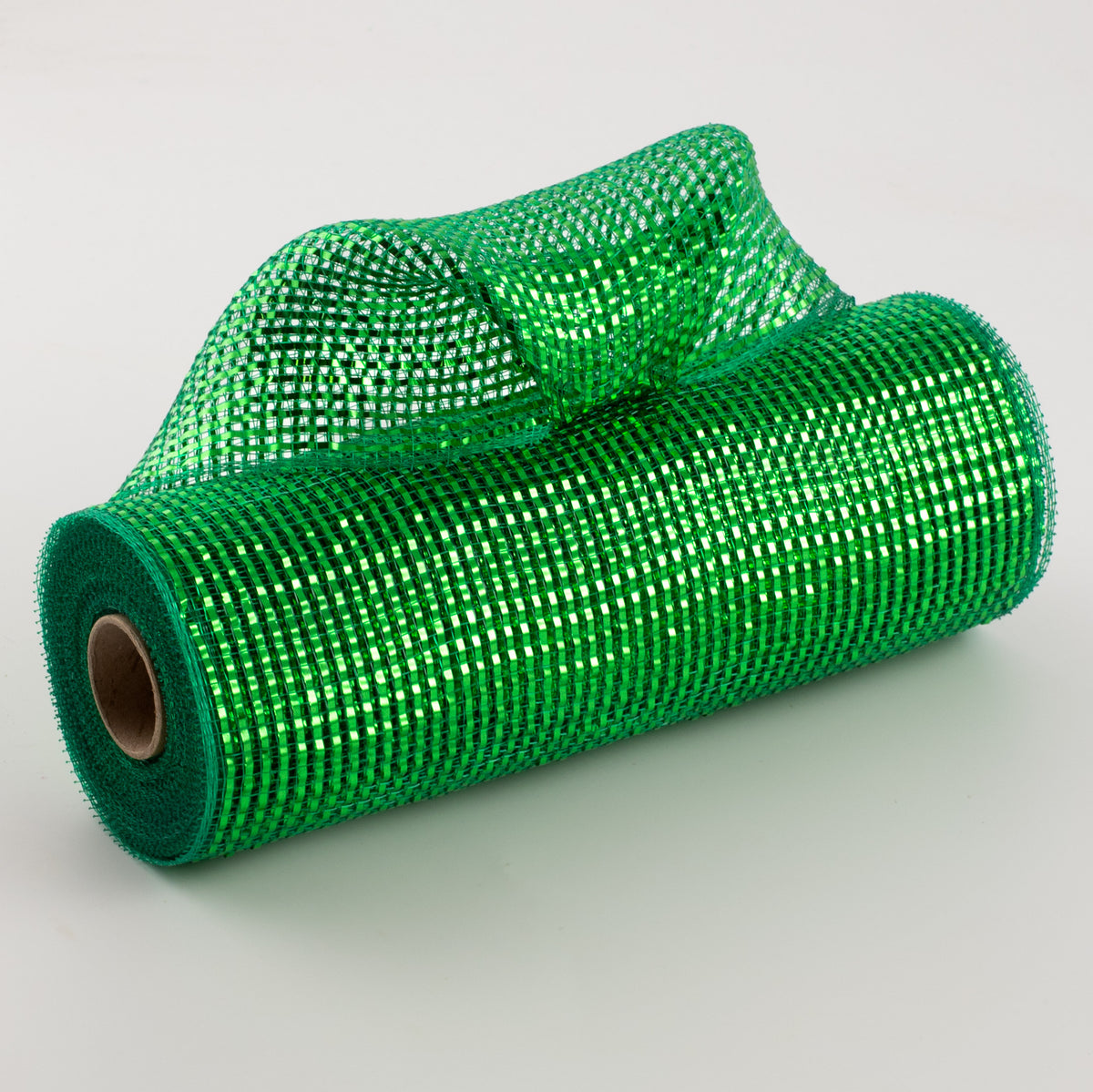 10" Poly Mesh Rolls: Deluxe Wide Foil Emerald Green Item Number: RE134106