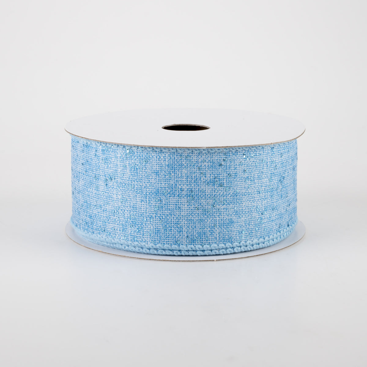 1.5" Printed Glitter Muslin: Light Blue (10 Yards) Item Number: 41219-09-05