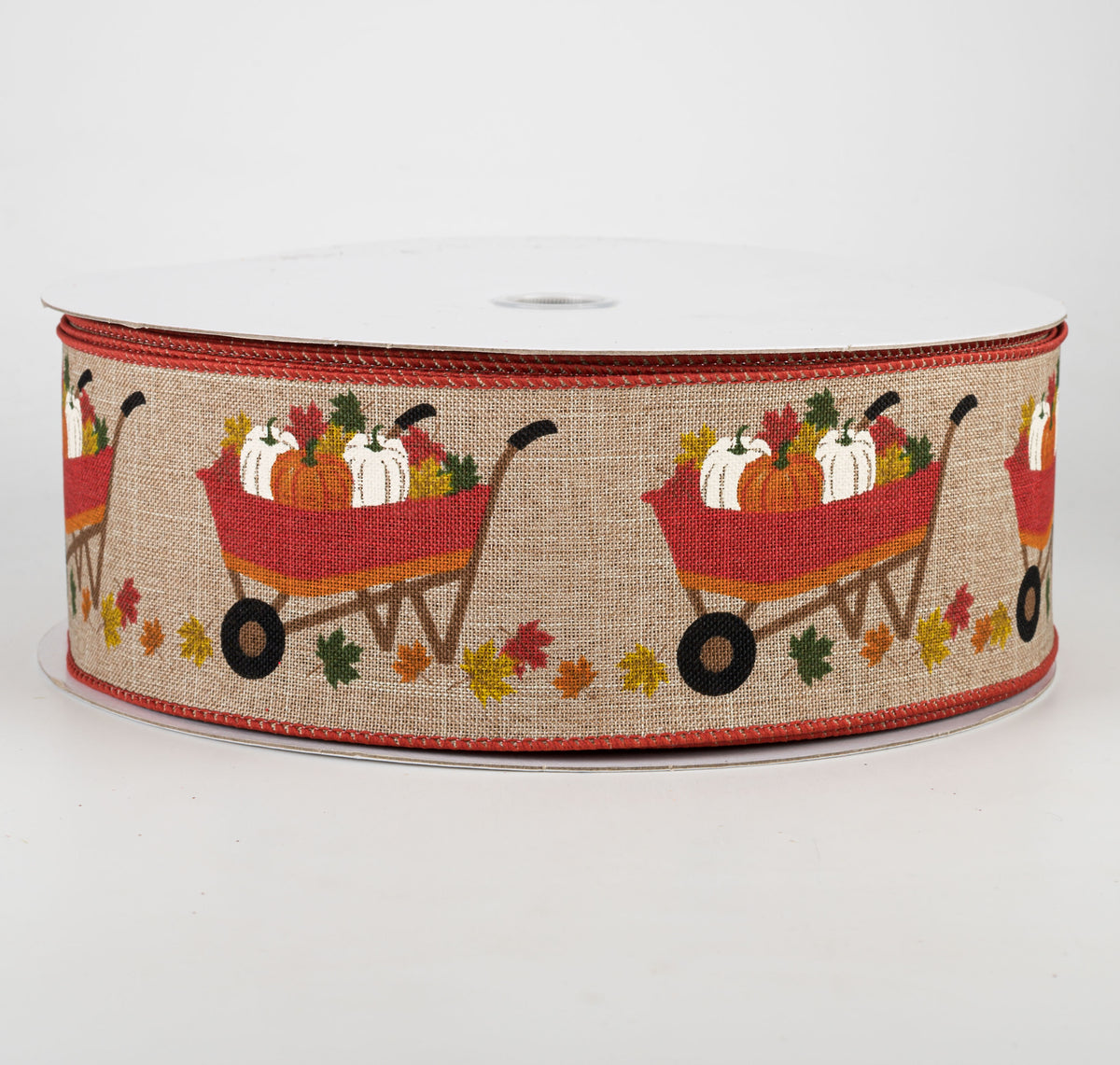 2.5 Pumpkin Wheelbarrow Ribbon: Rust (50 Yards) Item Number: CH0940-205