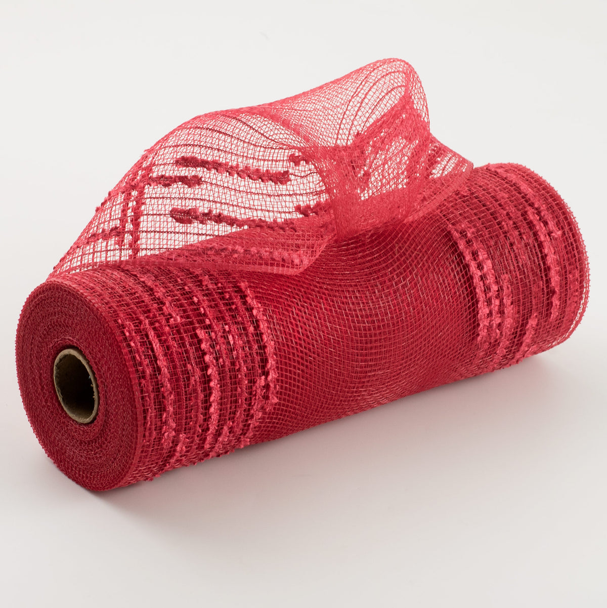 10" Random Double Drift Border Mesh: Red Item Number: RY812024
