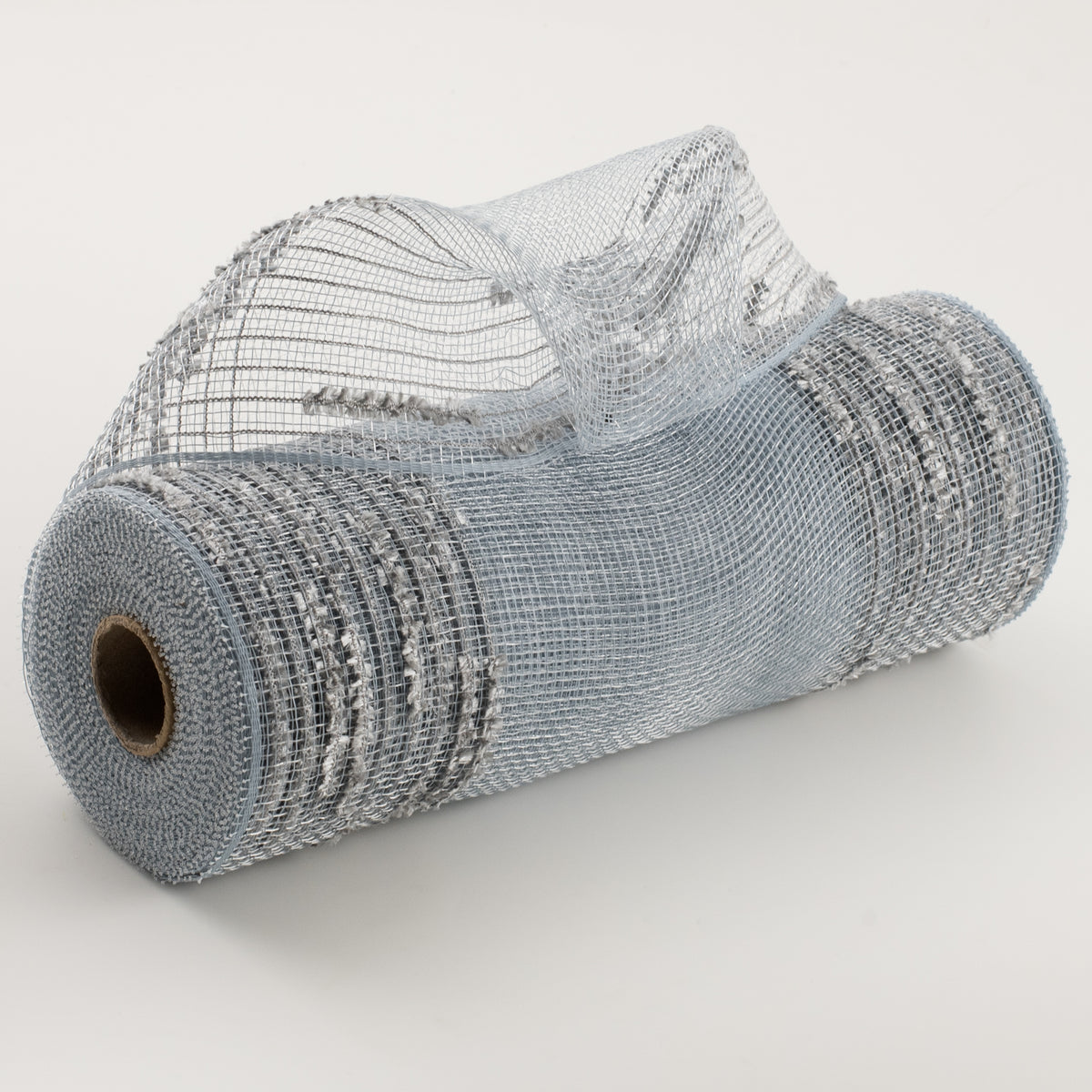 10" Random Double Drift Border Mesh: Silver Item Number: RY812026