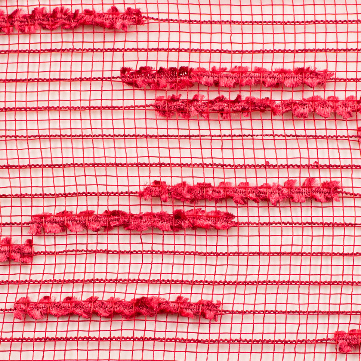 10" Random Double Drift Mesh: Red detail photo 3